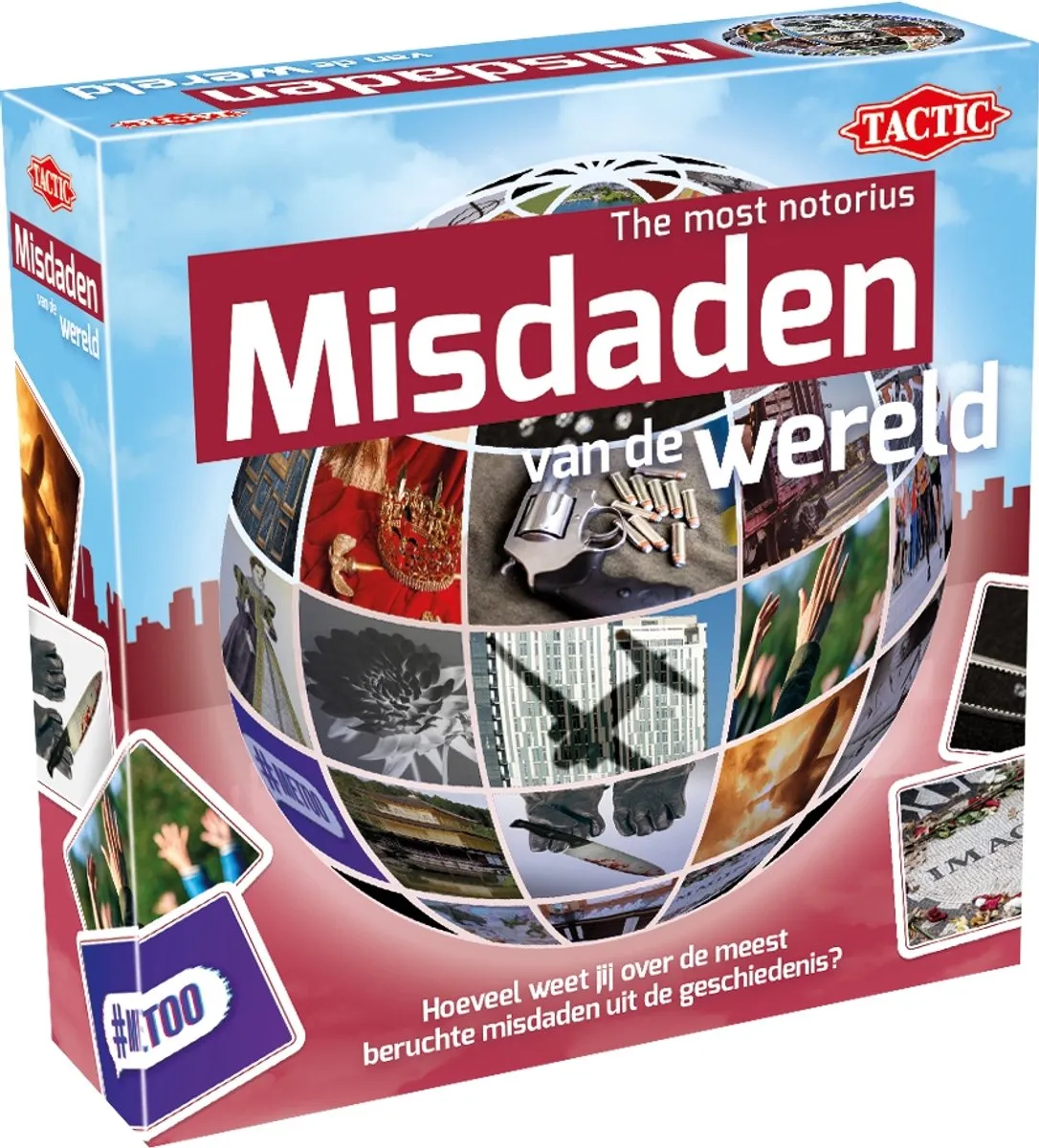 Tactic Misdaden van de Wereld Kaartspel 58911 - 2-6 Spelers