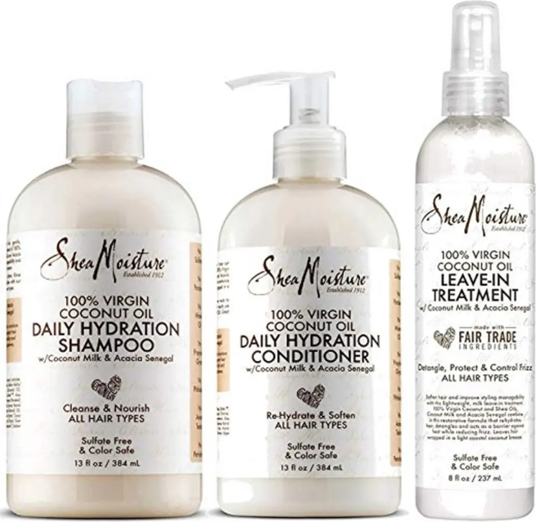 Shea Moisture Virgin Coconut Oil Shampoo & Conditioner Set