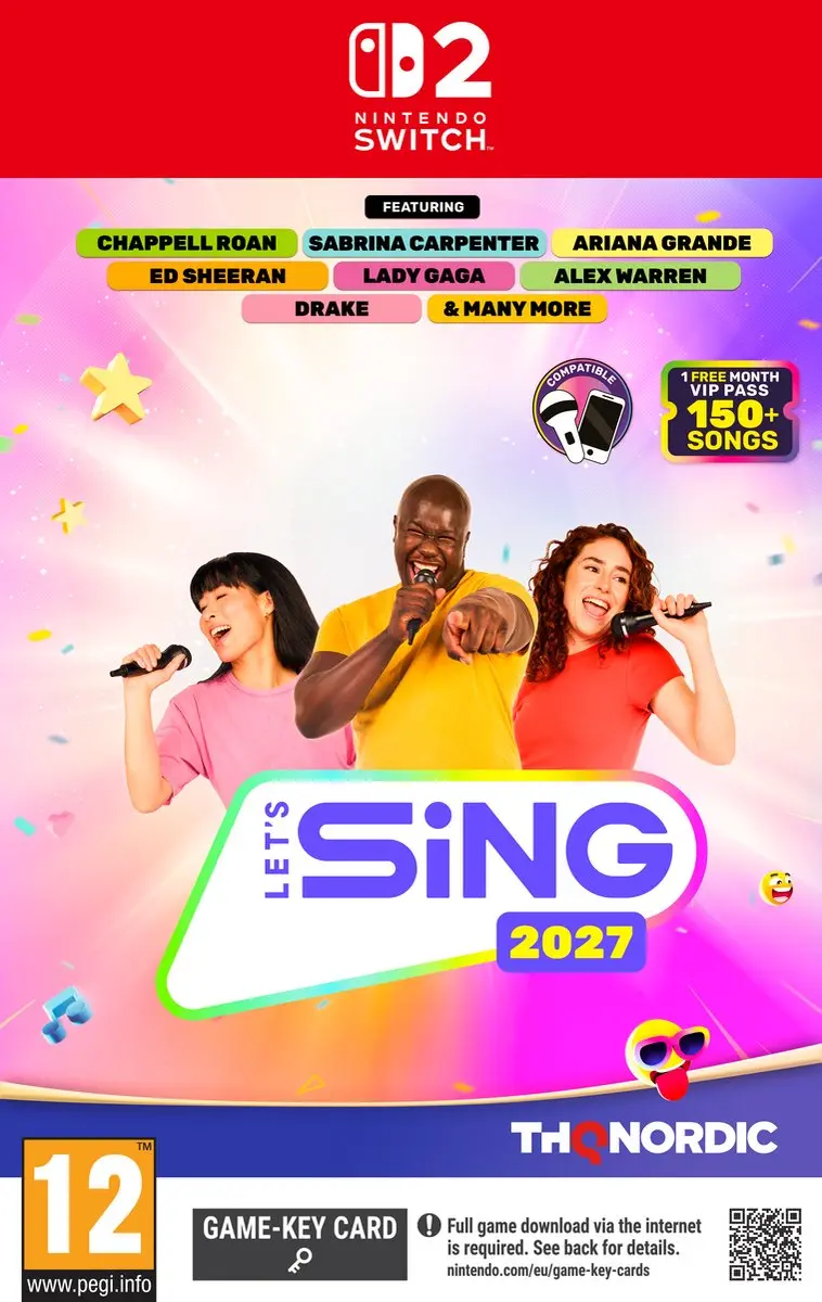 THQ Nordic Let's Sing 2027 Nintendo Switch 2
