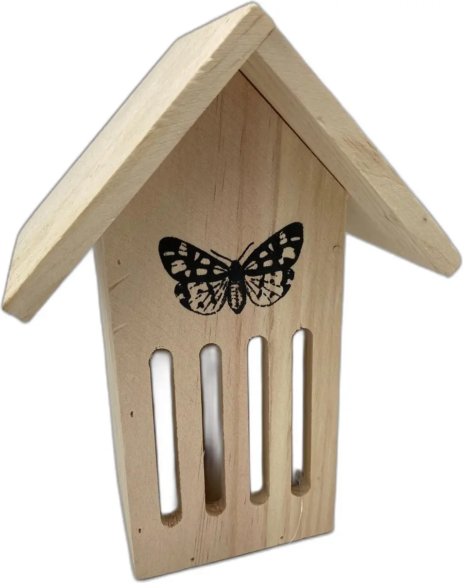 Villa Volance Vlinderkast - 17x12x23cm - Bruin
