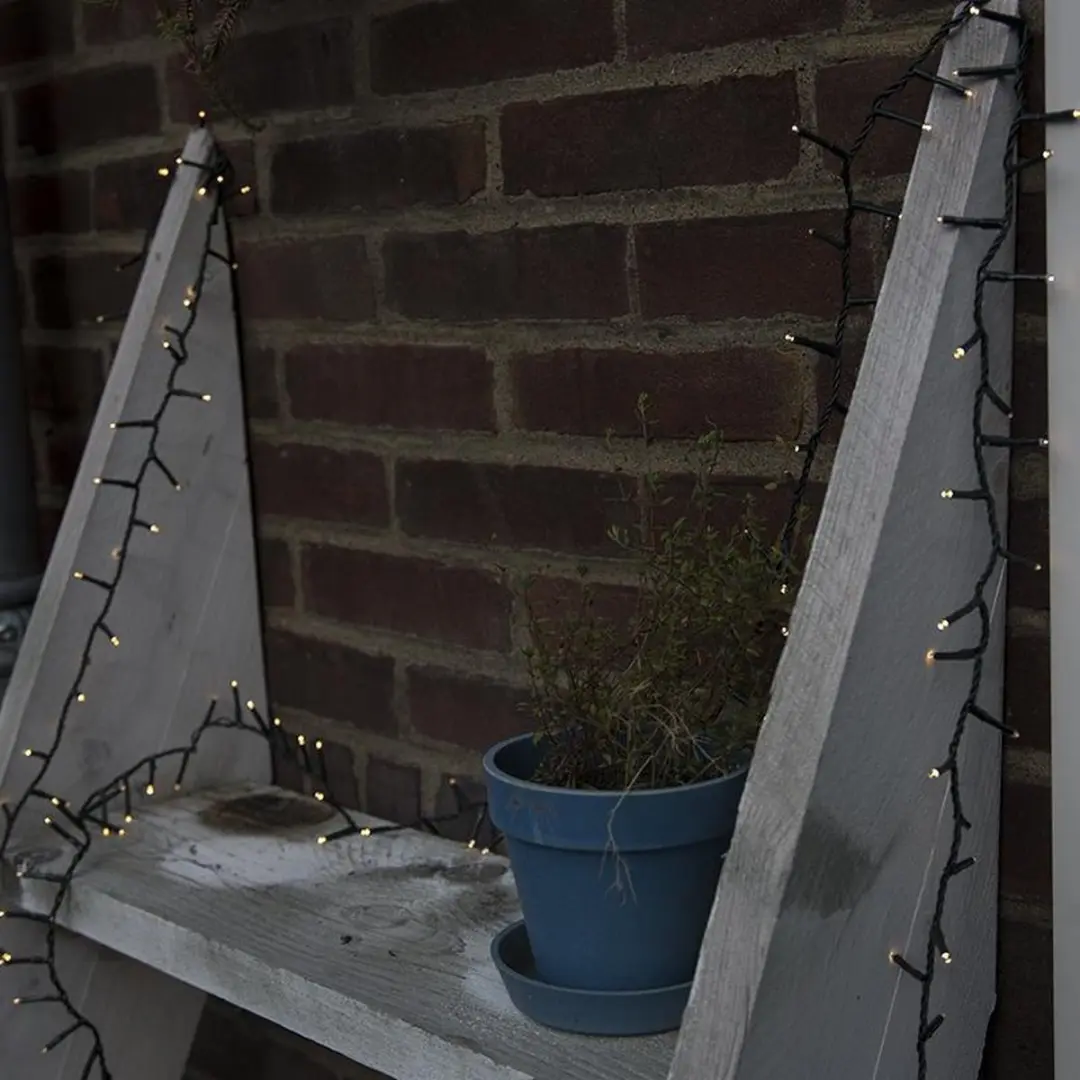 Paul Neuhaus Feestverlichting Buiten Lichtsnoer 1500 Knopjes 34m - 2700K Warm Wit - Zwart