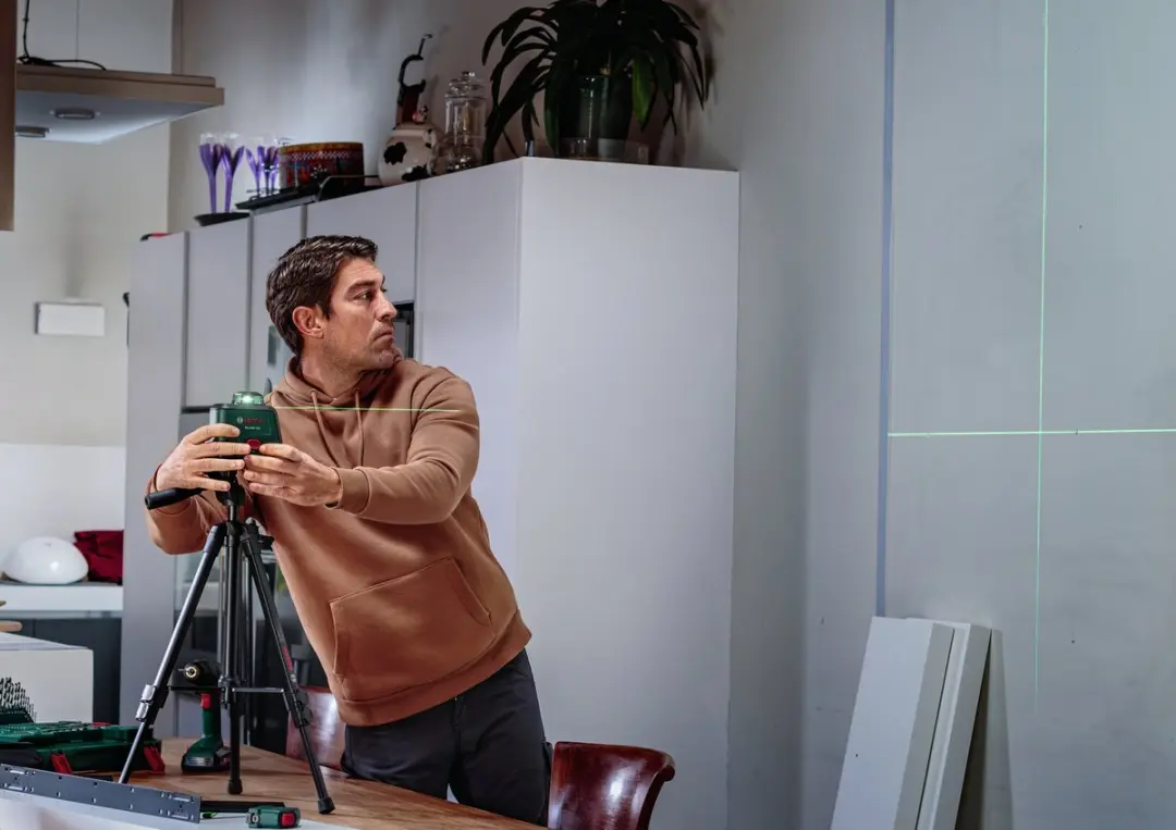 Bosch PLL360-15G Kruislijnlaser - 2x Accu - Groen