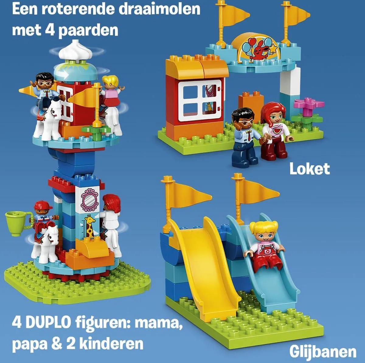 LEGO DUPLO Familiekermis 10841 - 61 Stukken