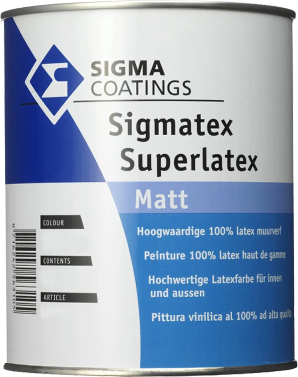 Sigma Sigmatex Superlatex Wit - Betonverf