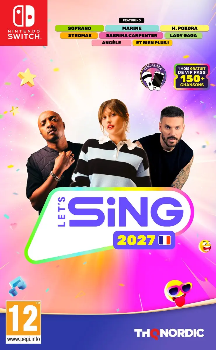THQ Nordic Let's Sing 2027 Frans Nintendo Switch