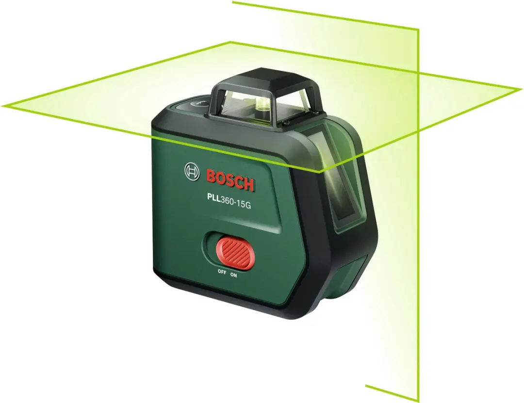Bosch PLL360-15G Kruislijnlaser - Premium Set - 3x Accu