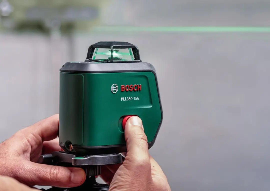 Bosch PLL360-15G Kruislijnlaser - Premium Set - 3x Accu