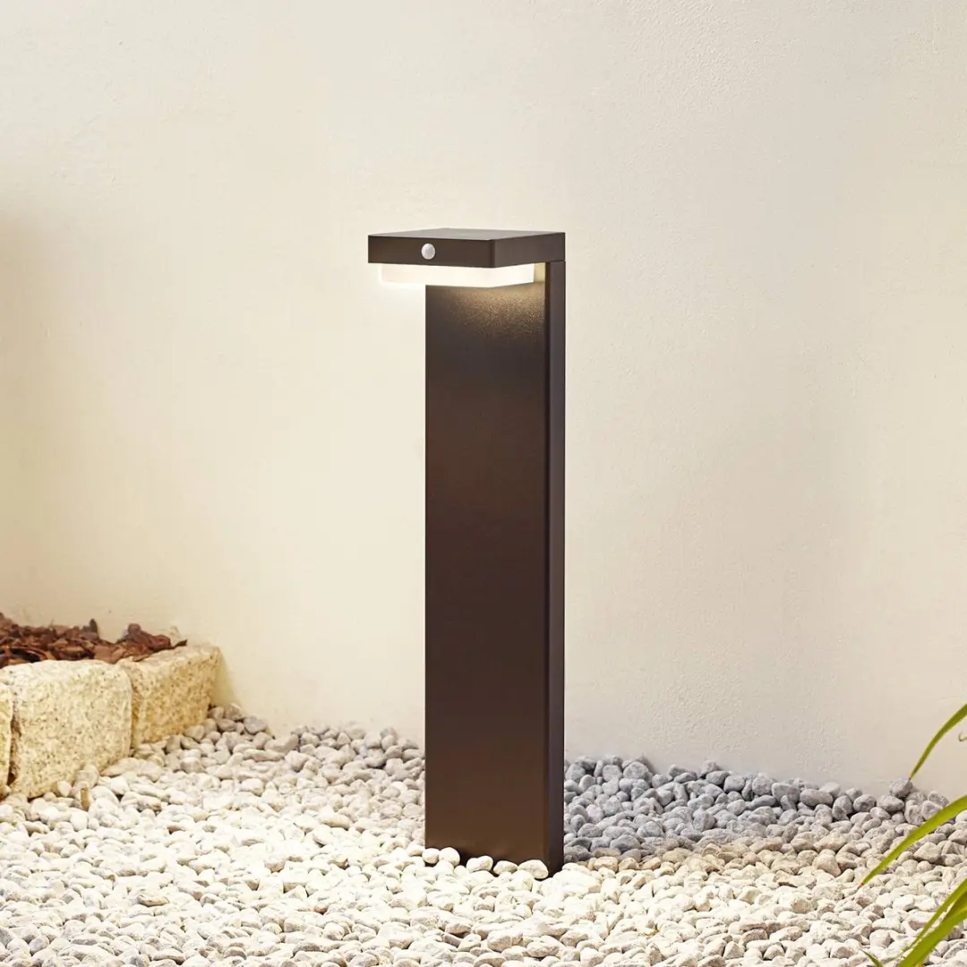 Lindby Solar Buitenverlichting - 1 Lichtpunt - 4,5W - Zwart/Wit