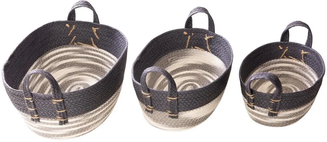 Cosy&Trendy Mand Set Wit Blauw