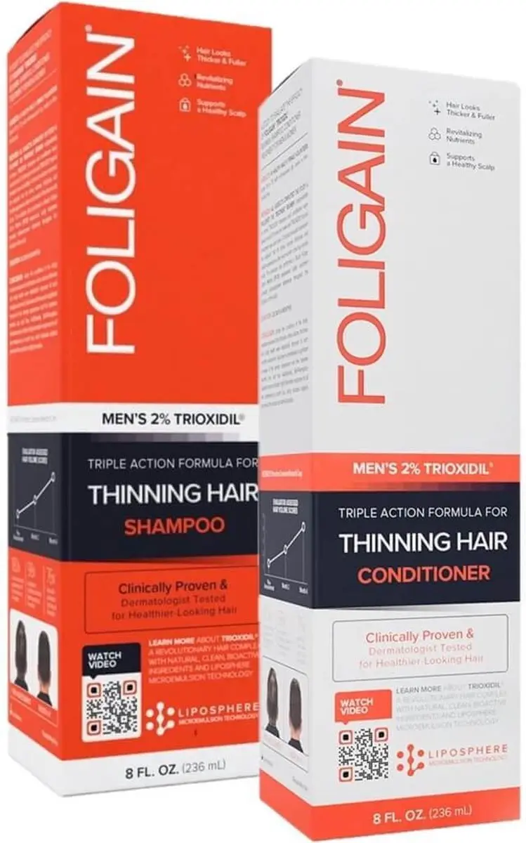 Foligain Anti-Haaruitval Shampoo & Conditioner Set 2x236ml