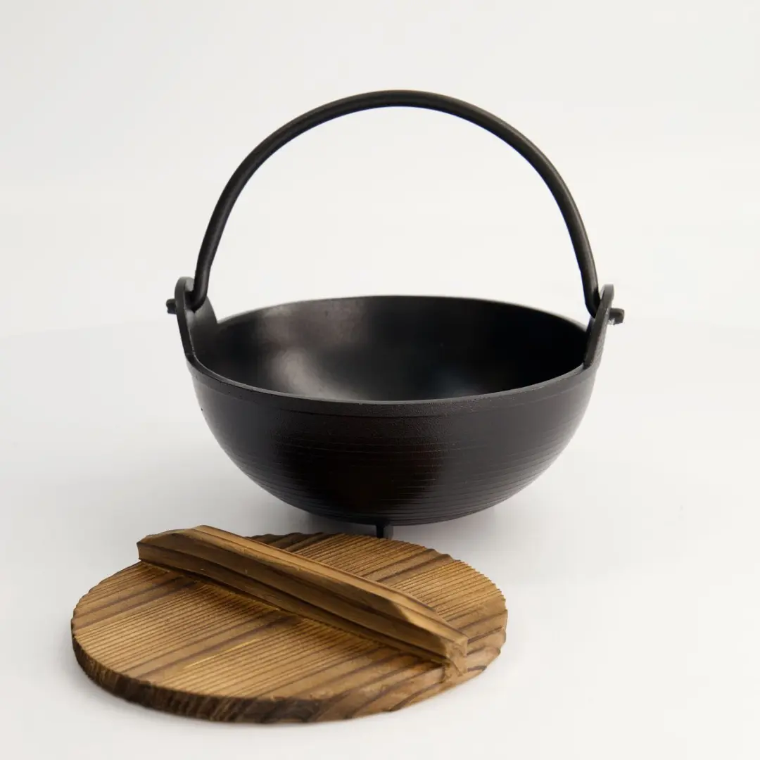 Tokyo Design Studio Sukiyaki Pan 15cm - Houten deksel - afbeelding 6 van 6
