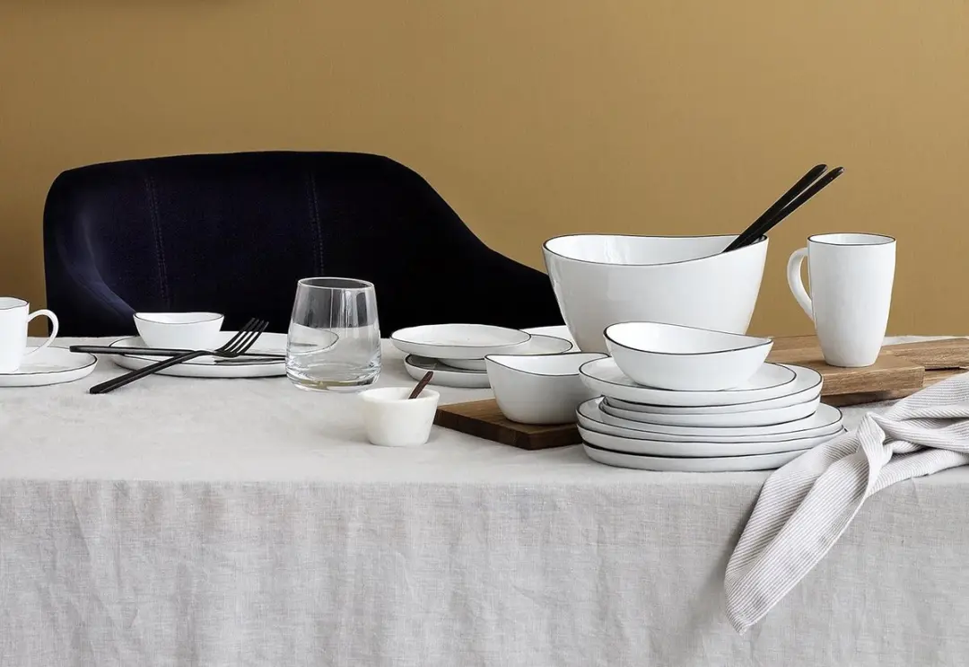 Broste Copenhagen Gracie Tafellaken Simply Taupe 160x300cm