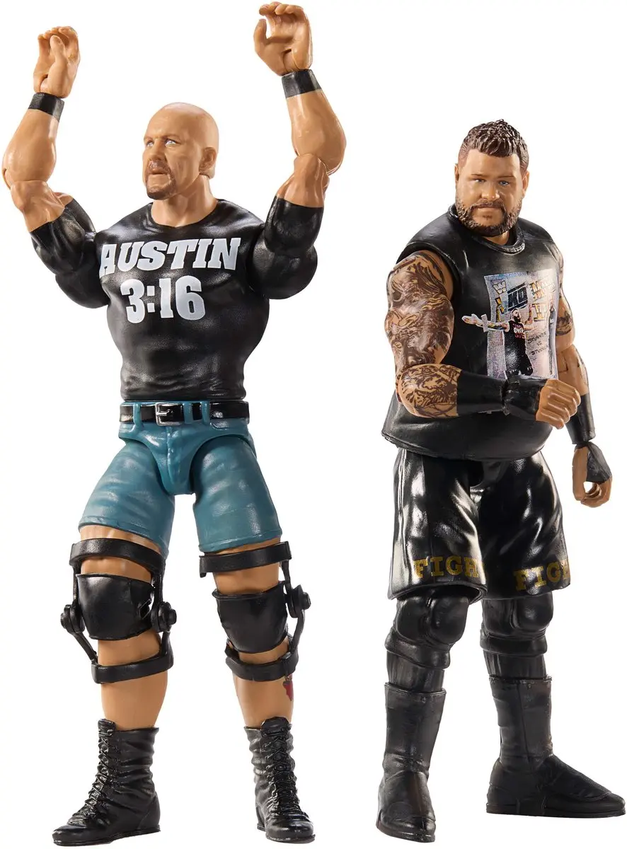 Mattel WWE Stone Cold Steve Austin vs Kevin Owens - JCV70 - Meerkleurig