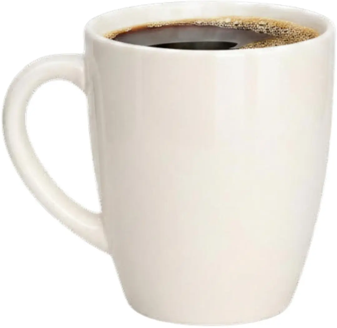 Excellent Houseware Granada Keramiek Mokken - 6x 360ml - Creme