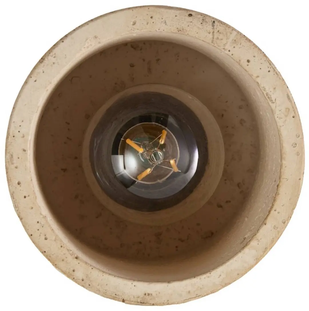 Lucande Spots 1licht Walnoothout Beton - E27 - 12cm