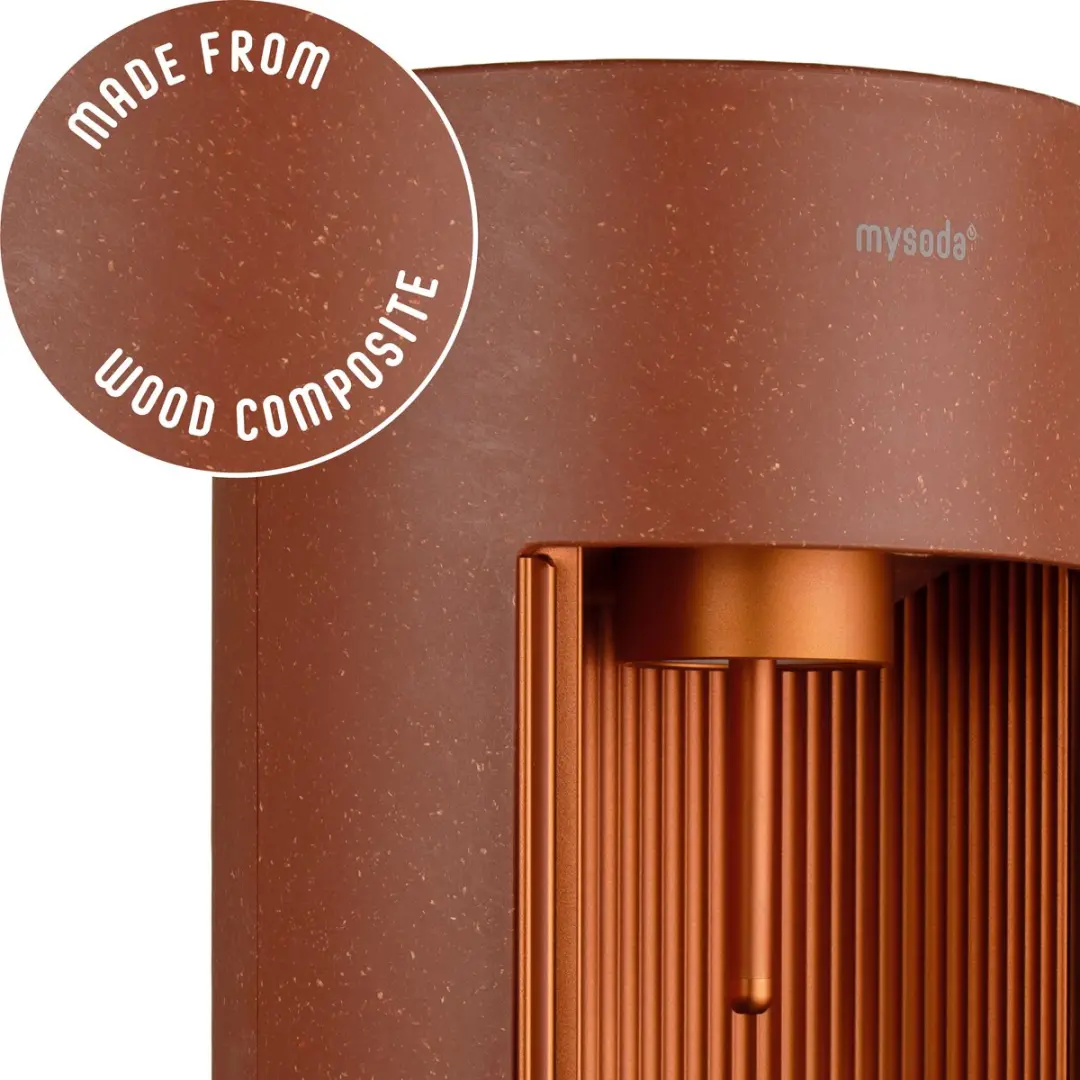 Mysoda Glassy Design Bruiswatermaker - Terraccotta - EUR-GL004F-TRE