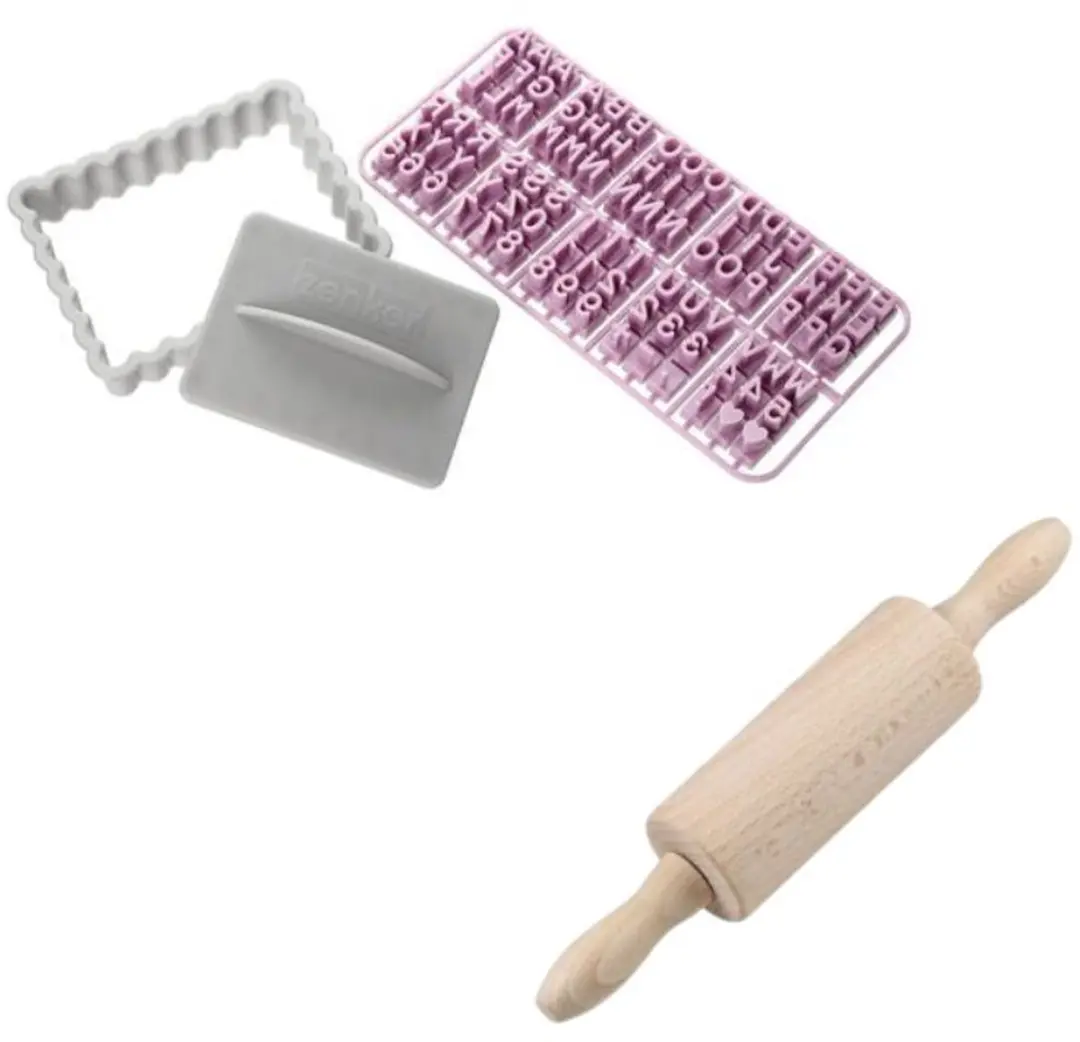 Zenker Alfabetstempel & Mini Deegroller