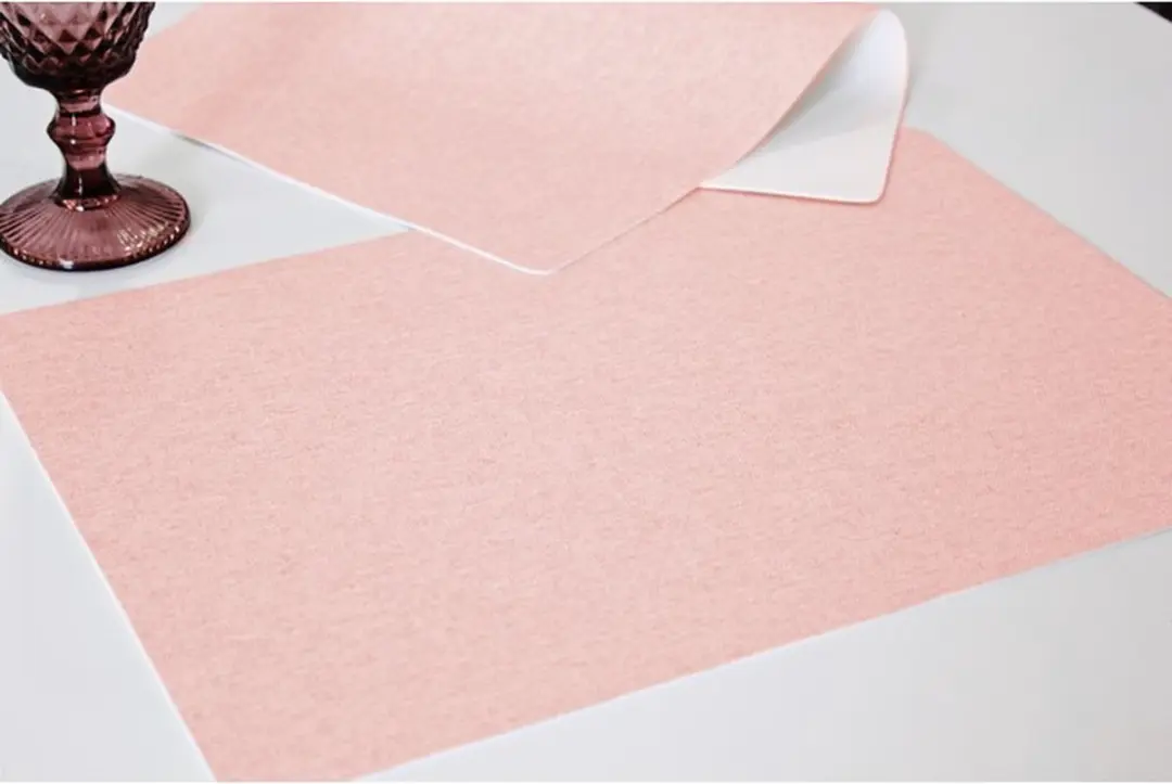 Tabac Placemats 30x43cm - 12 Stuks - Roze