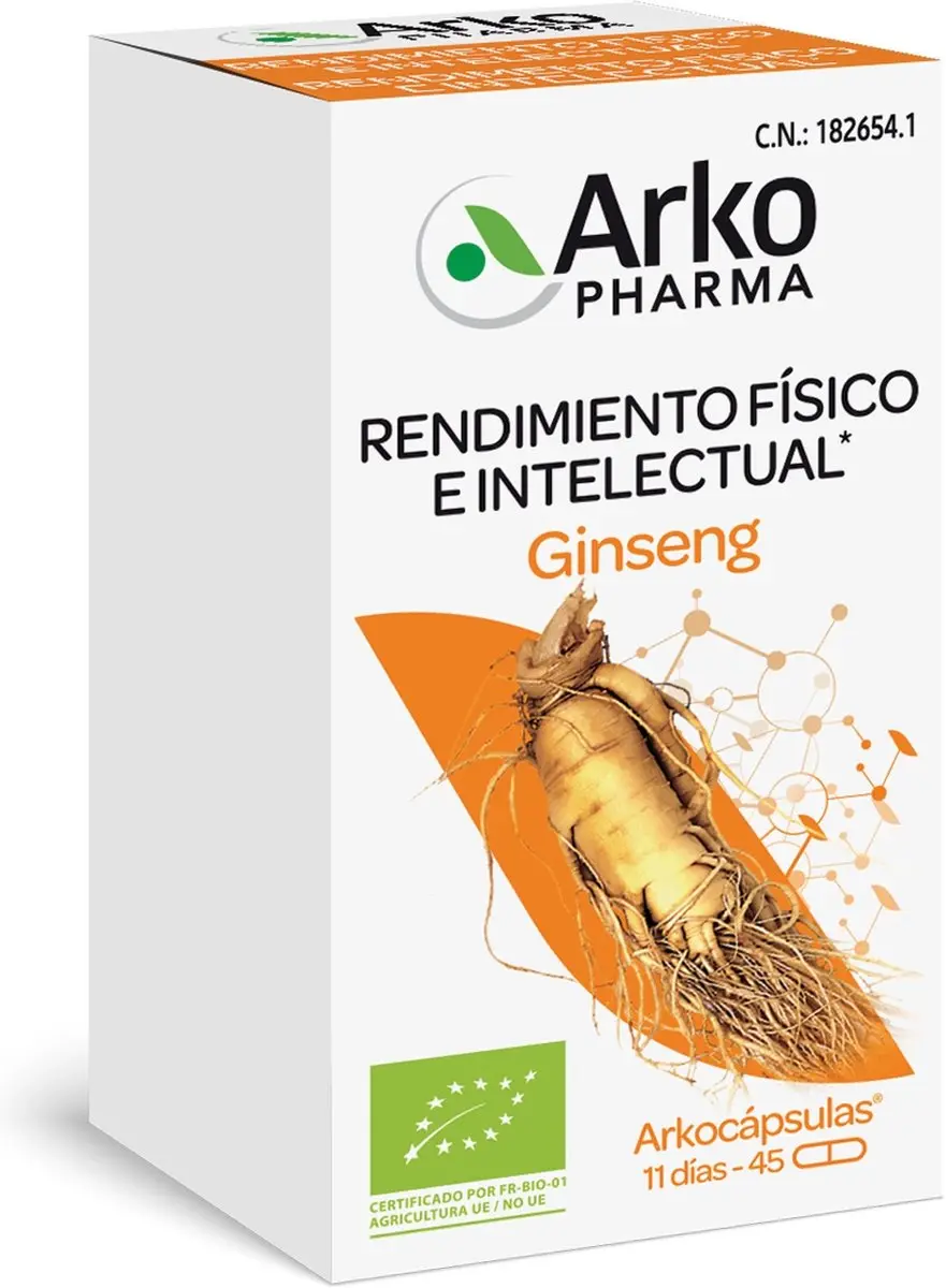 Arkopharma Arkocapsulas Ginseng Bio 45 capsules