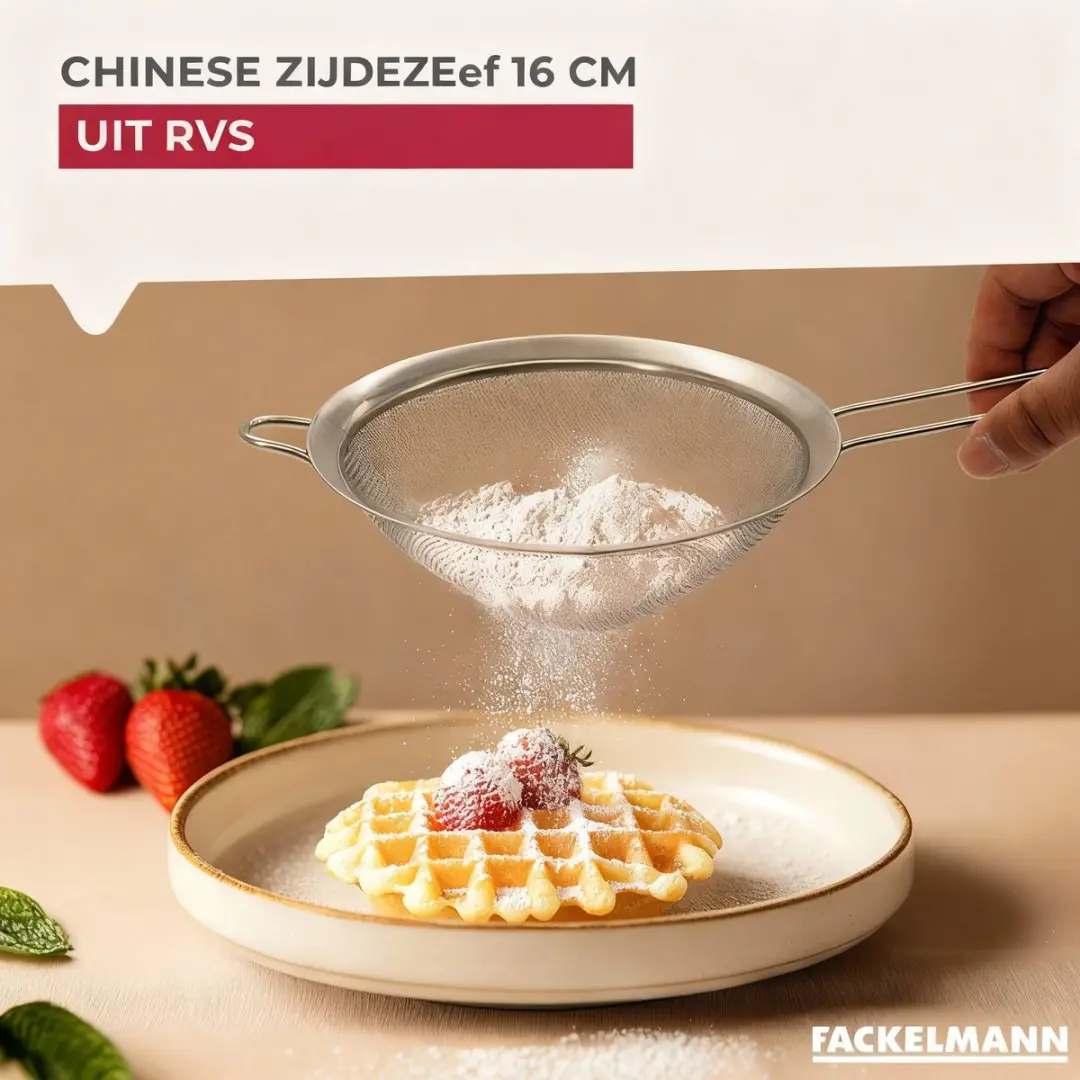 Fackelmann Chinees Vergiet 16cm RVS