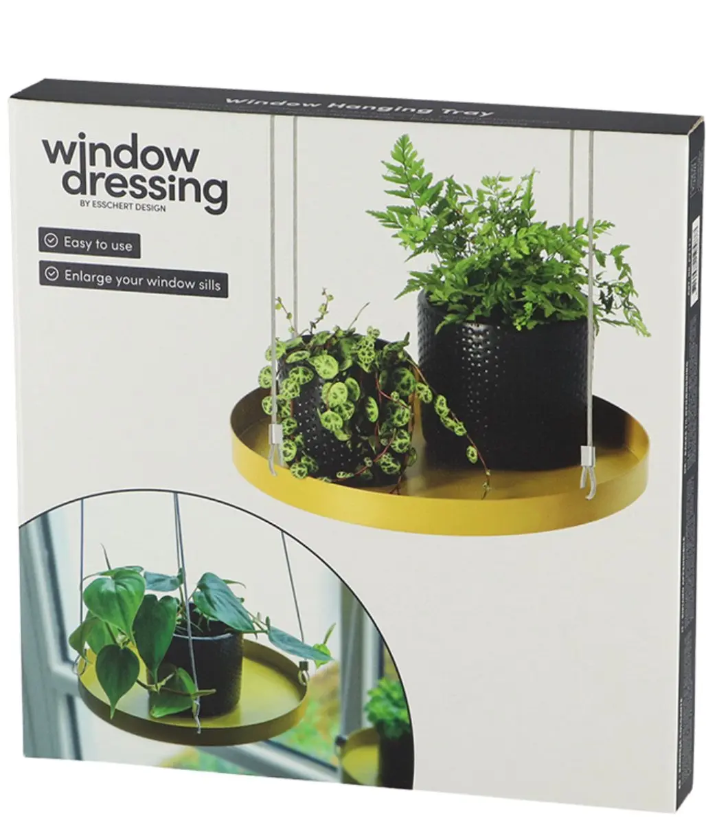 Esschert Design Plantenblad Hangend L Goud