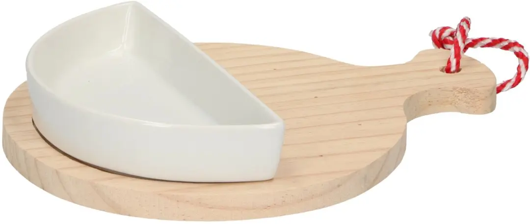 Alpina Houten Serveerset 17-delig - 18cm