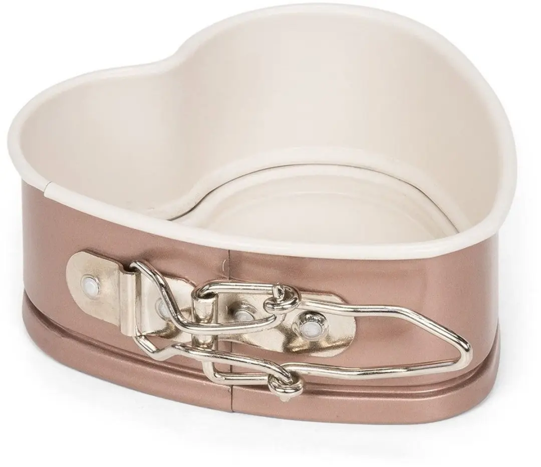 Patisse Hartvorm Springvorm 12cm - 2 Stuks - Goudkleur