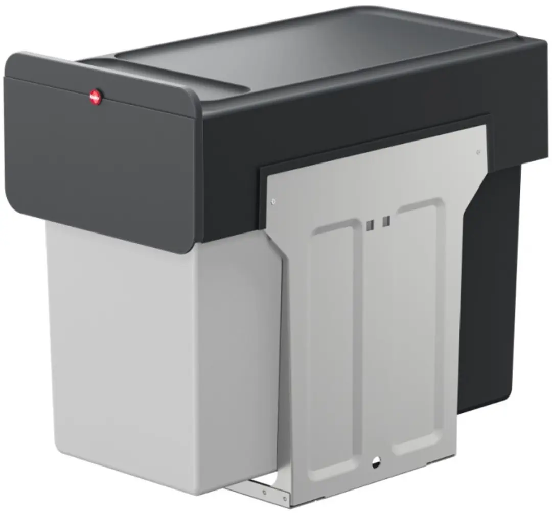 Hailo Inbouwemmer Eco-line Trio L 3x10L - Staal/Zwart