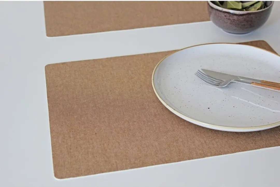 Tabac Placemat 30x43cm - 12 Stuks - Bruin