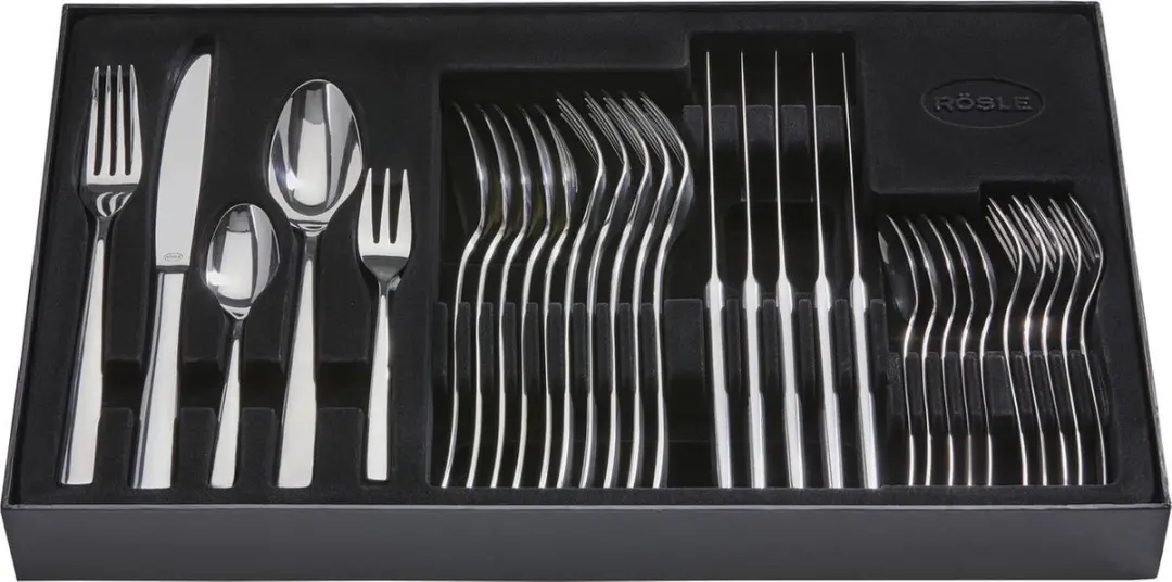 Rösle Keuken Elegance Bestekset CL.108233 - 30 Stuks - Zilver