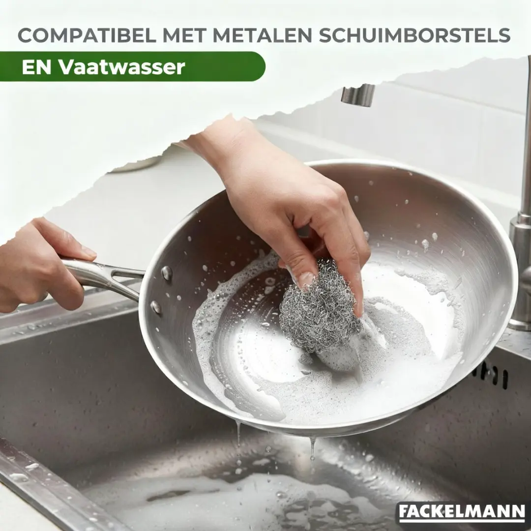 Fackelmann Vita3 Koekenpan 28cm - 18/10 Roestvrij Staal