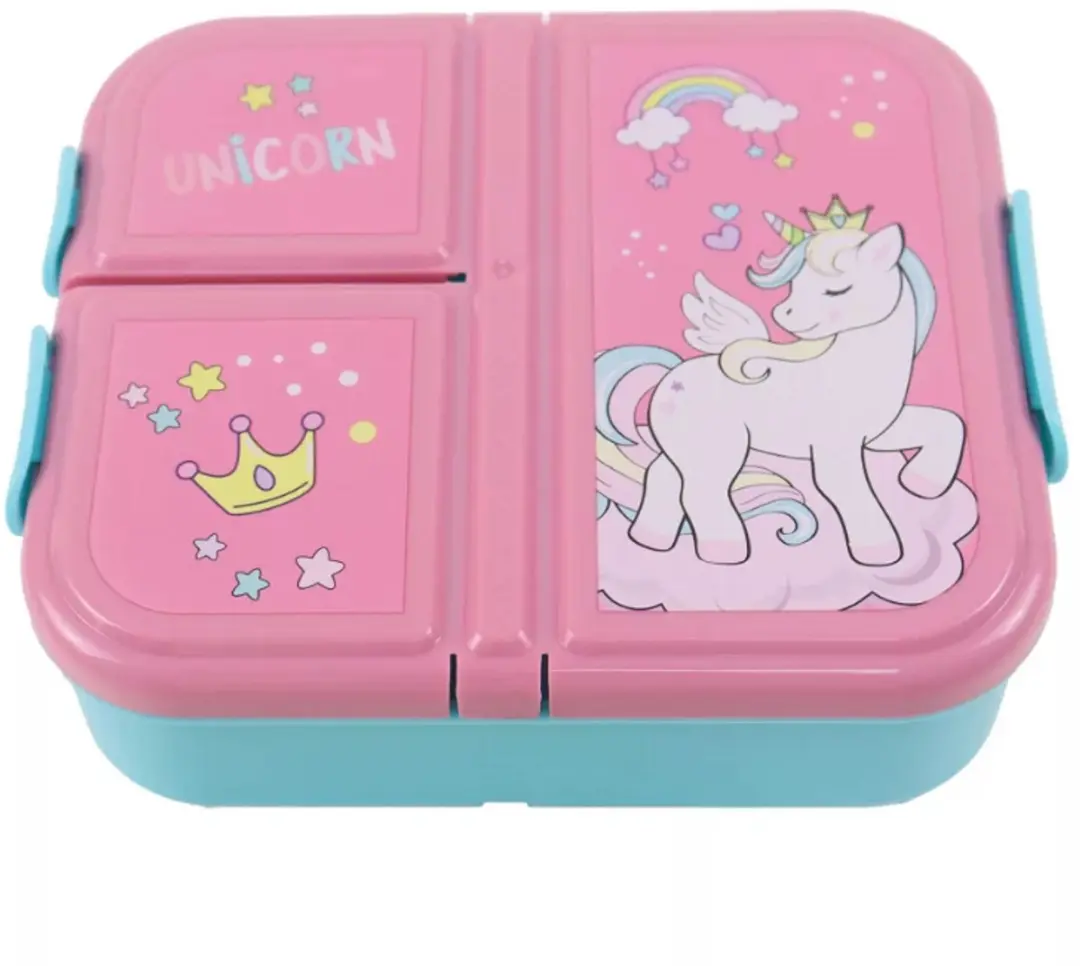 Unicorn Crown Lunchbox Roze