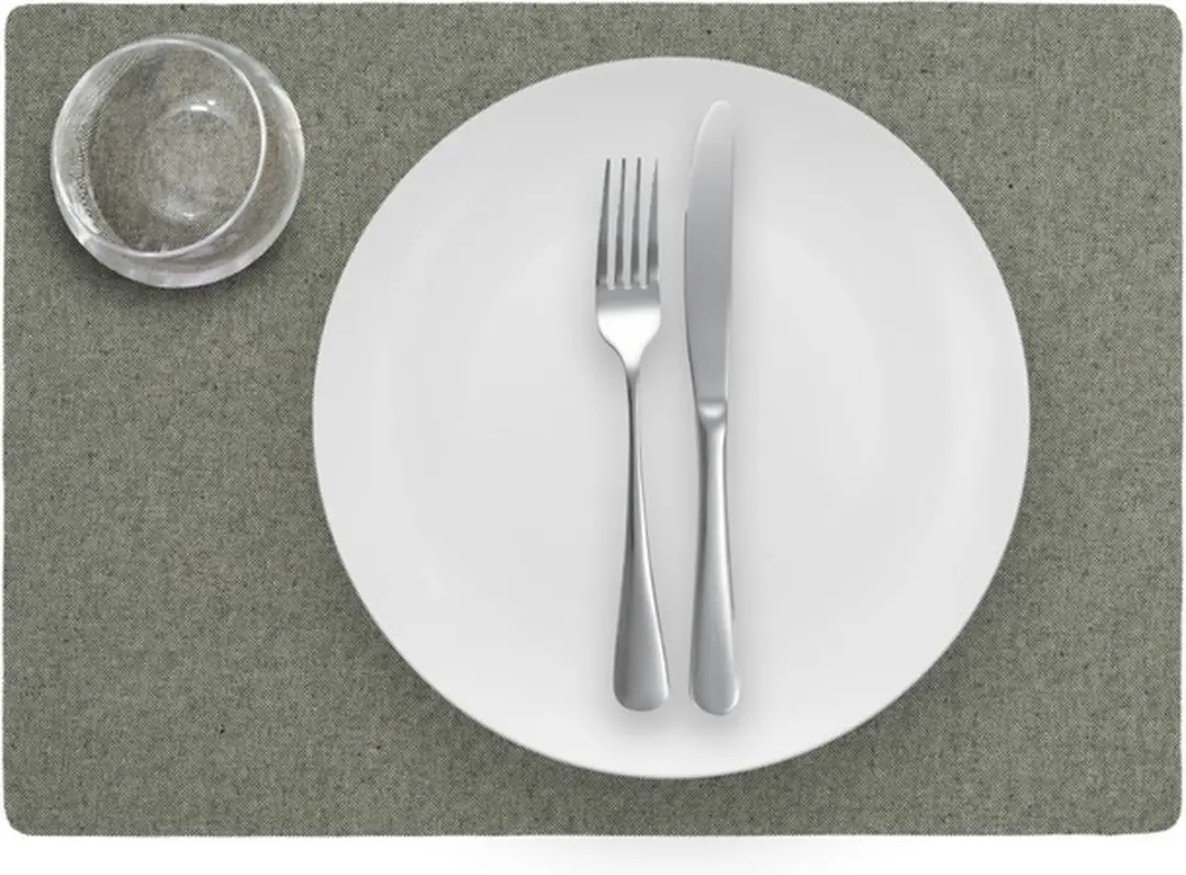 Tabac Placemat Grijs - 4 Stuks 30x43cm