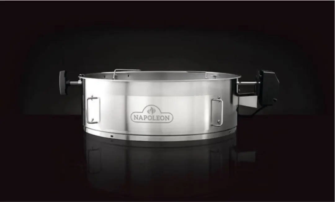 Napoleon NK22 Draaispit & Pizza Oven - RVS/Zwart