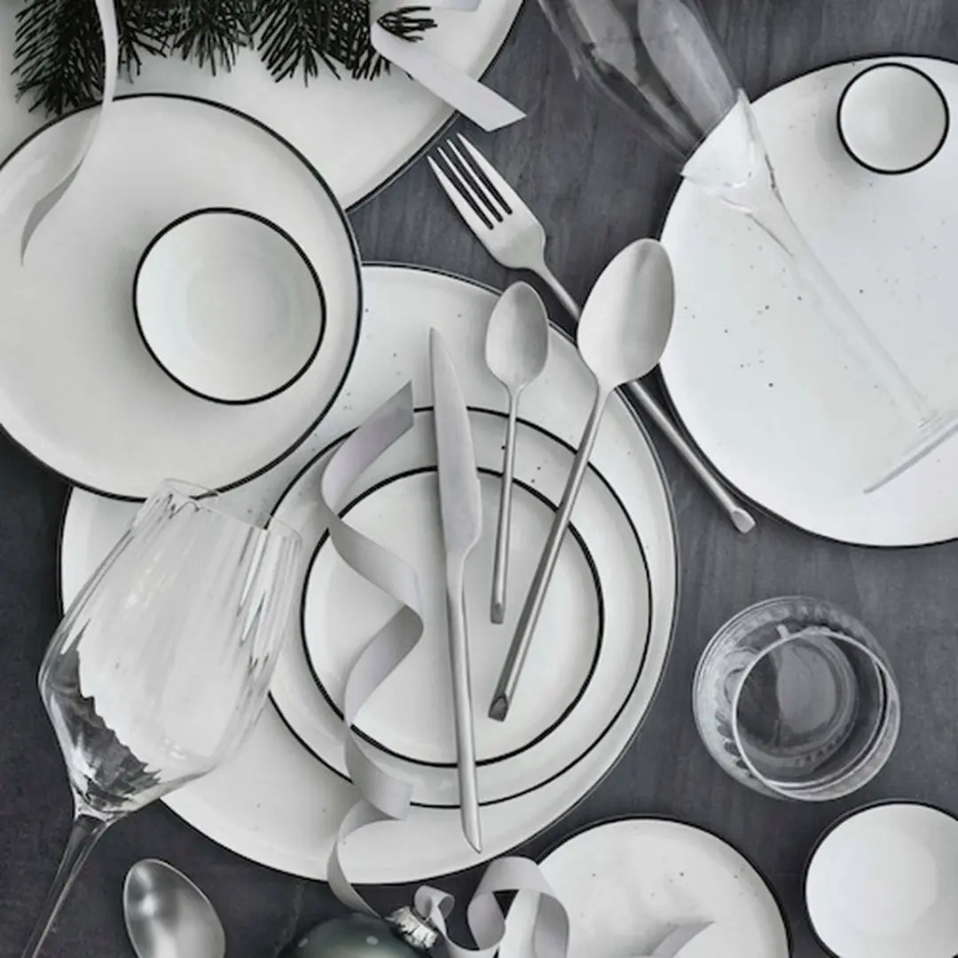 Broste Copenhagen Gracie Tafellaken - Dark Shadow 160x200cm