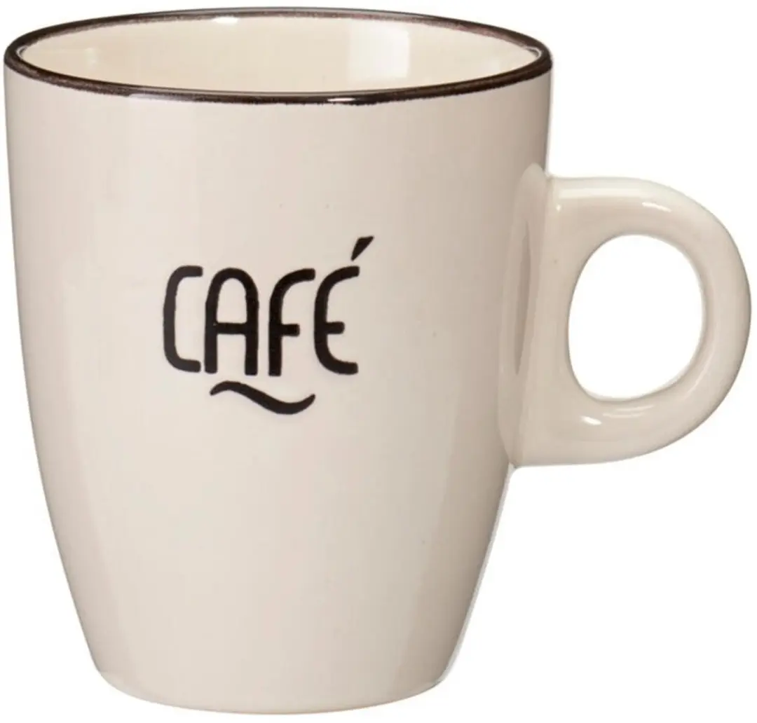 Excellent Houseware Siaki Barista Café Mokken - 220ml - 2 Stuks