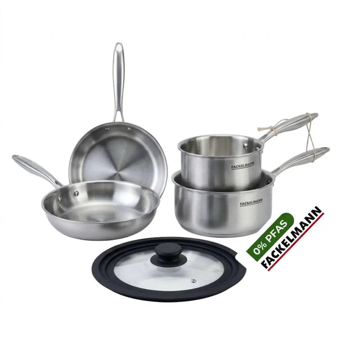 Fackelmann Vita3 Triply Pan 26cm - 18/10 RVS - Inductie/Gas/Elektrisch