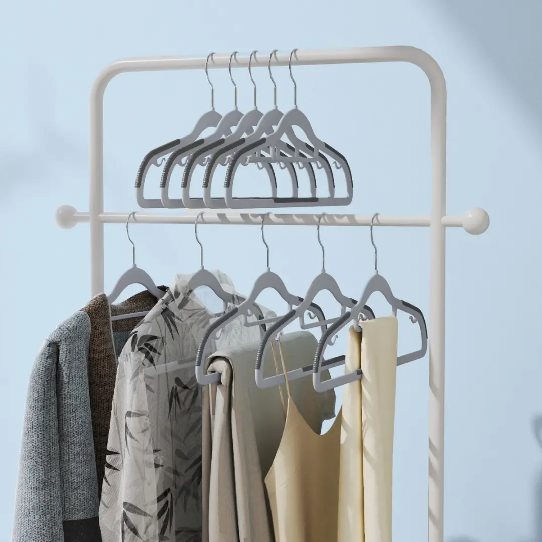 Songmics Kleerhangers Kunststof Set 50 Stuks