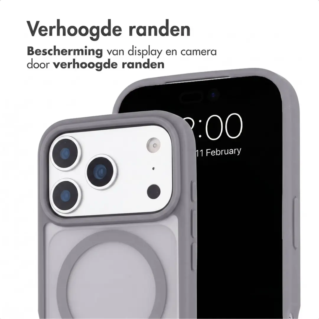 Imoshion Hoesje iPhone 17 Pro MagSafe - Grijs