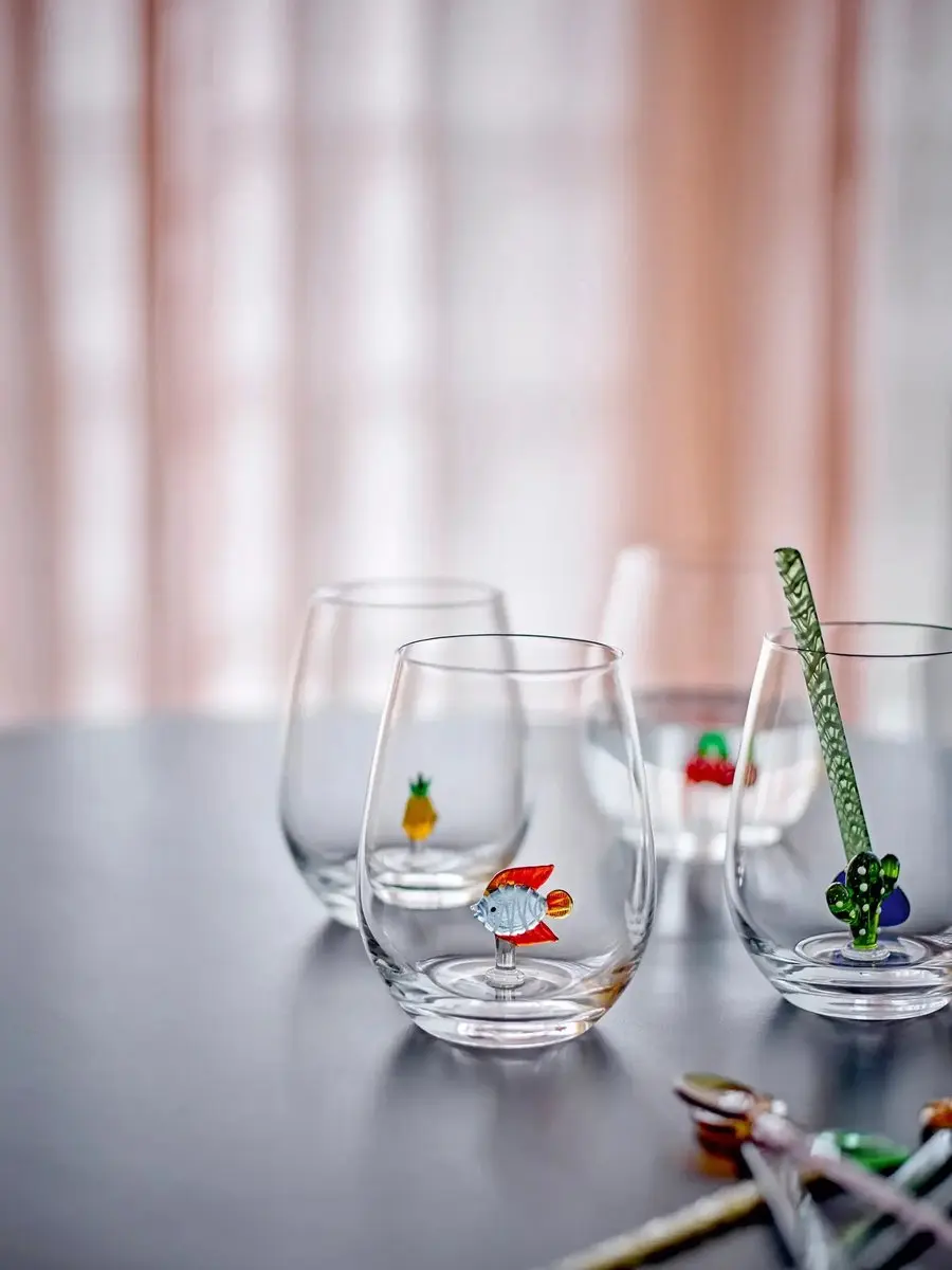 Bloomingville Drinkglas Misa 560ml - Cherry