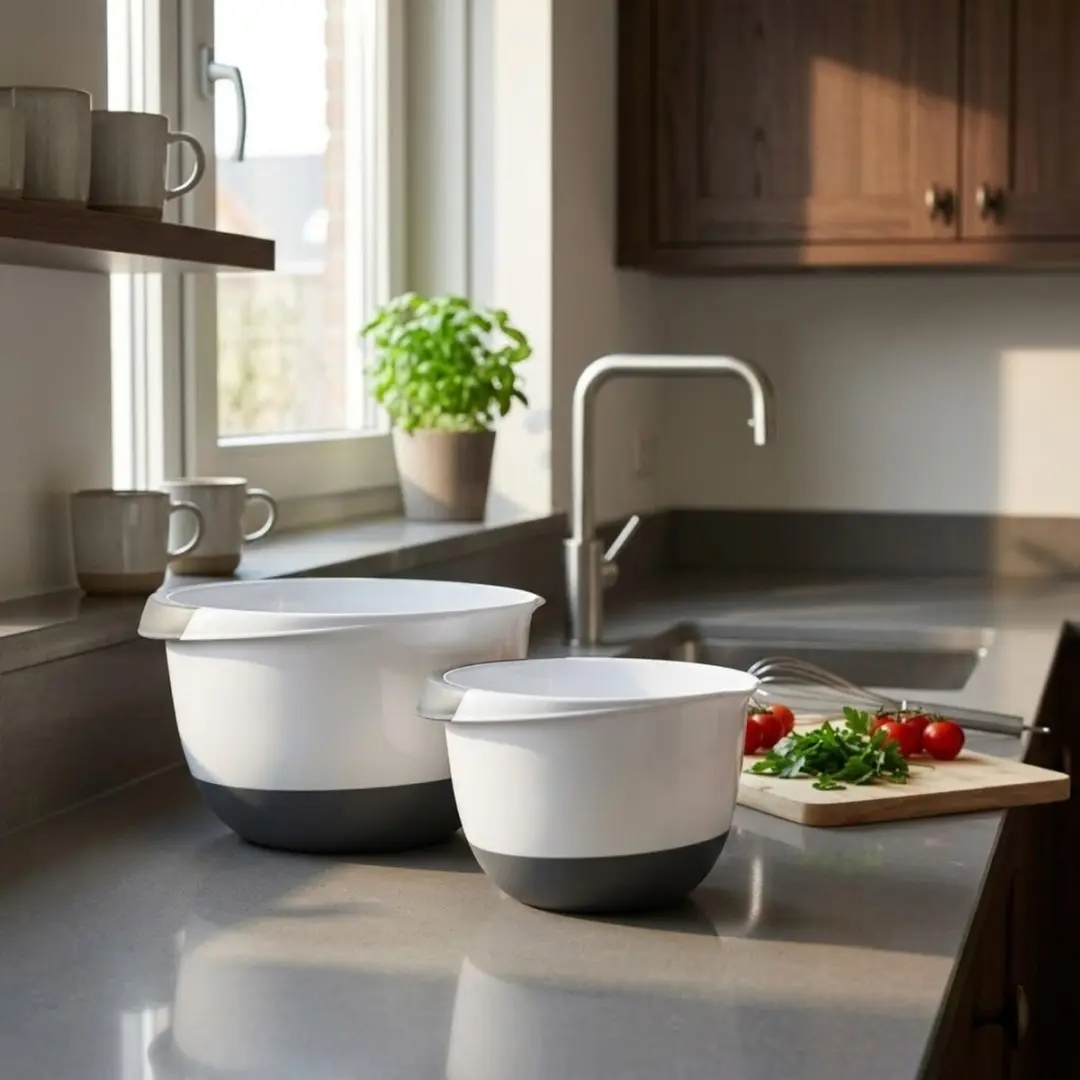 Excellent Houseware Kinvara Beslagkommen Set 2-delig - 2L/3,5L - RVS