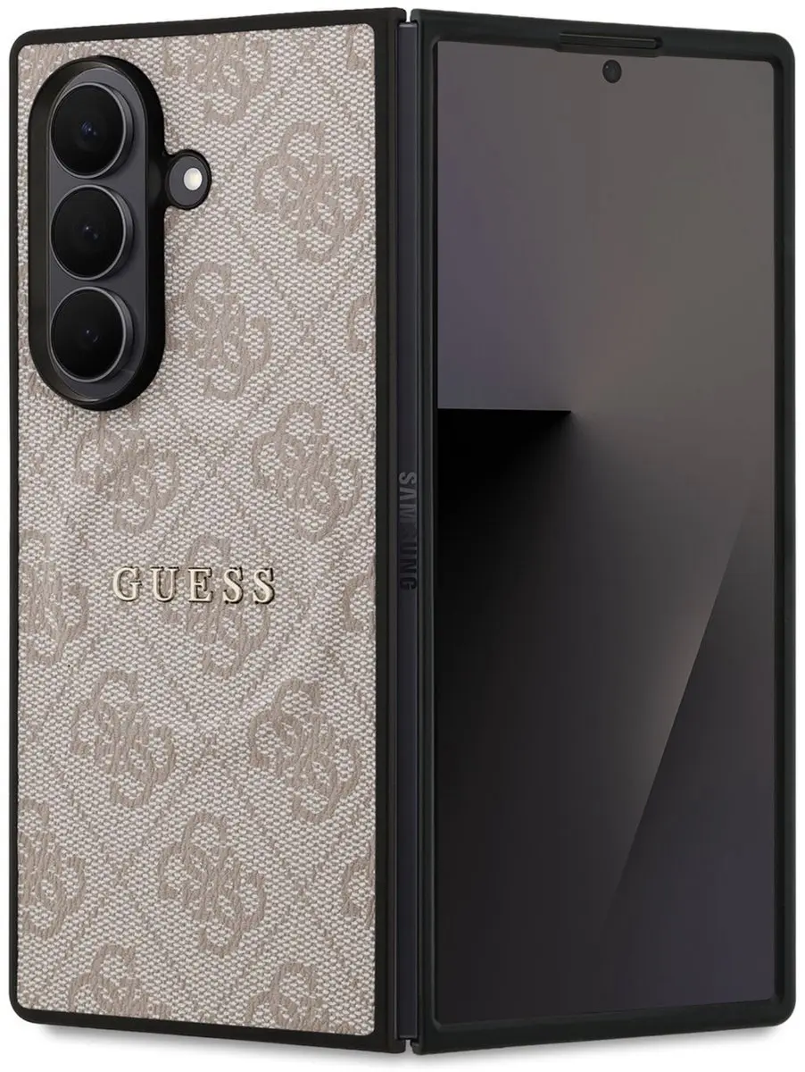 GUESS Hoesje Samsung Galaxy Z Fold8 Ultra - Kunstleer Roze - 15160