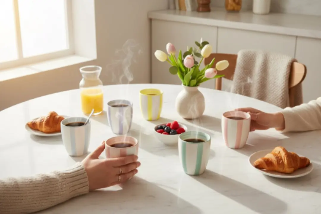 Cookinglife Koffiekopjes Spring Vibes 180ml - 6 Stuks