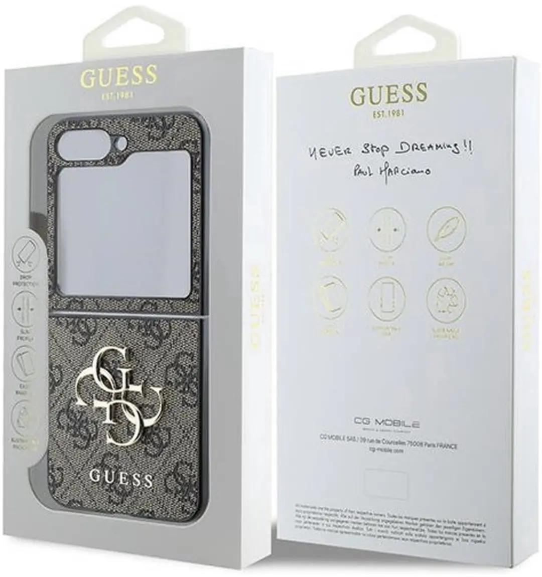GUESS Hoesje 15143 - Samsung Galaxy Z Flip 8 - Transparant