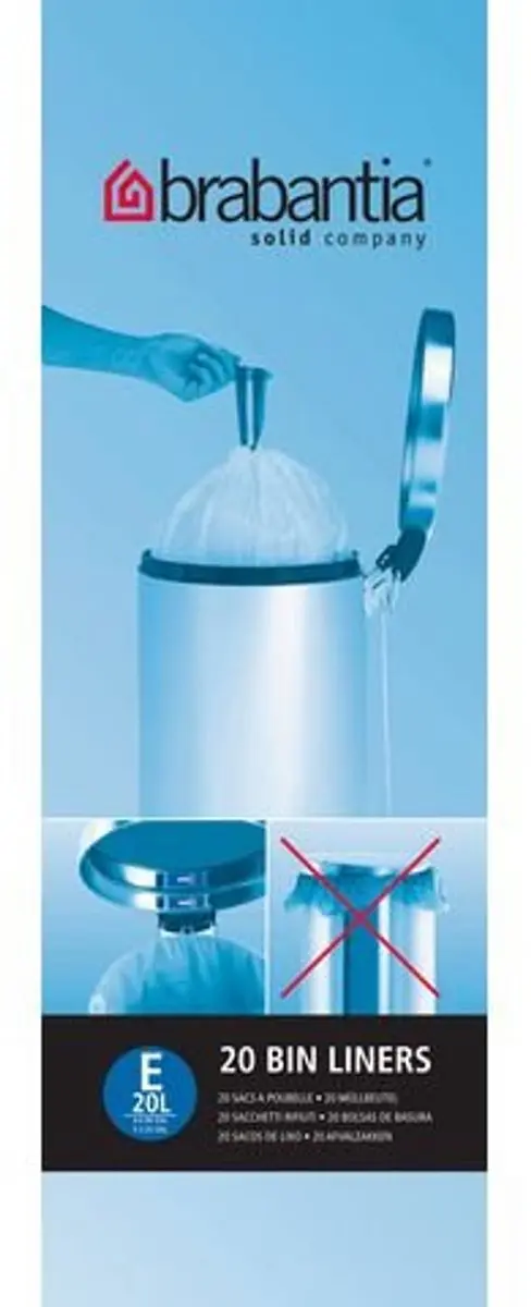 Brabantia PerfectFit Afvalzakken 12L - 20 Stuks