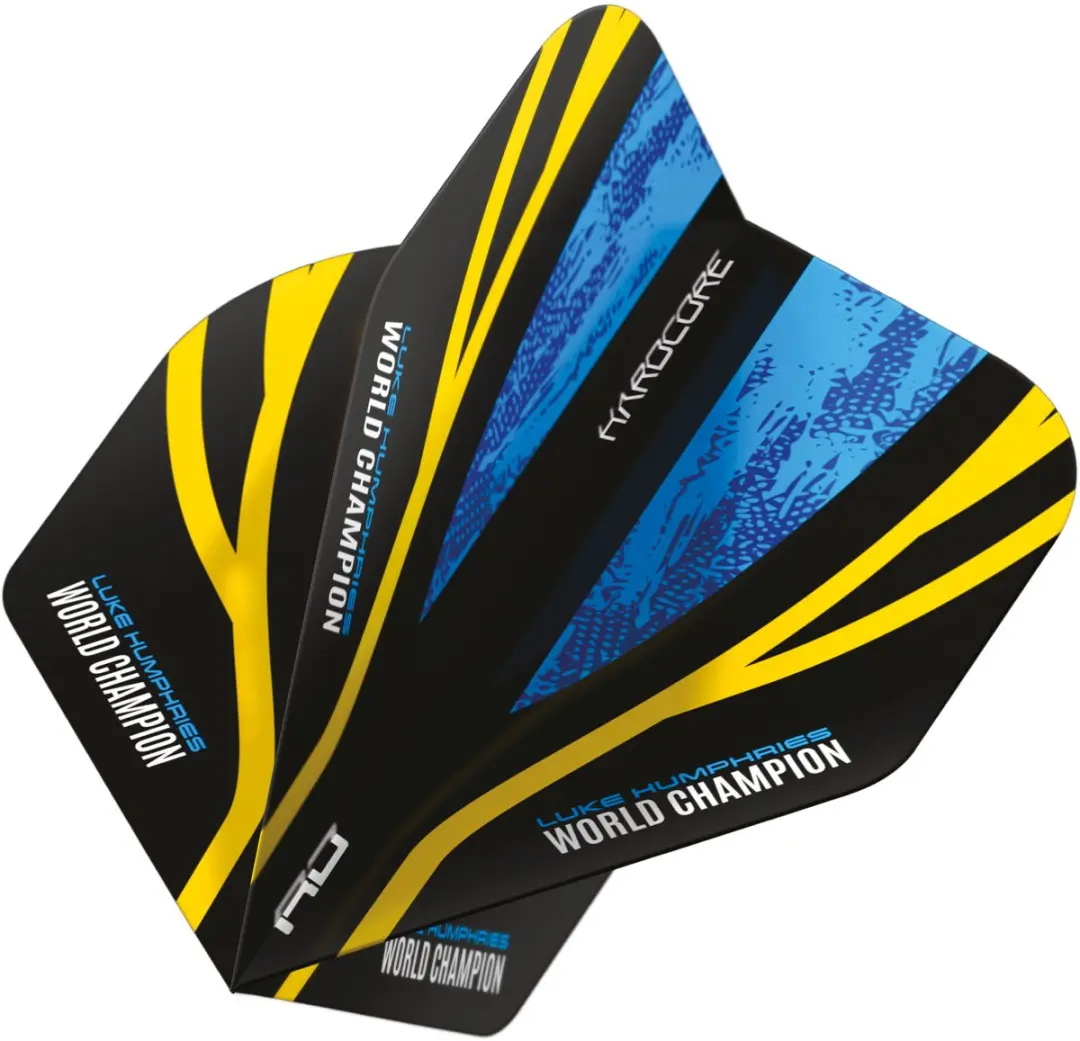 Red Dragon Luke Humphries WC Hardcore Standard Dart Flights TF6983 - 3 Stuks
