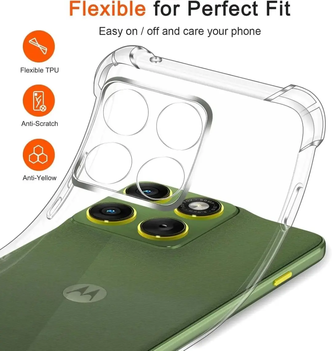 Selected Transparant Hoesje Motorola Edge 70 Pro - Schokbestendig - afbeelding 6 van 6