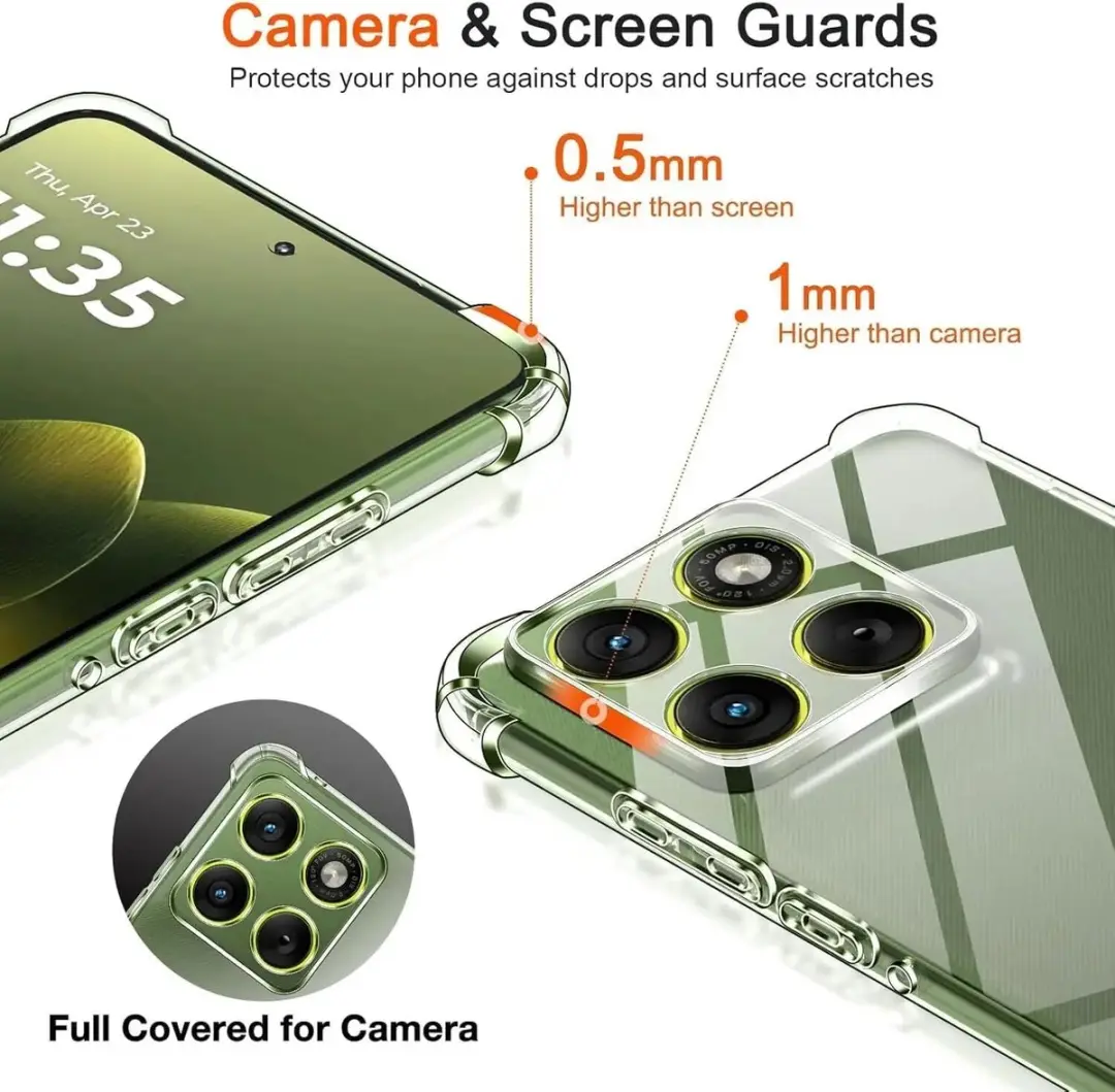 Selected Transparant Hoesje Motorola Edge 70 Pro - Schokbestendig
