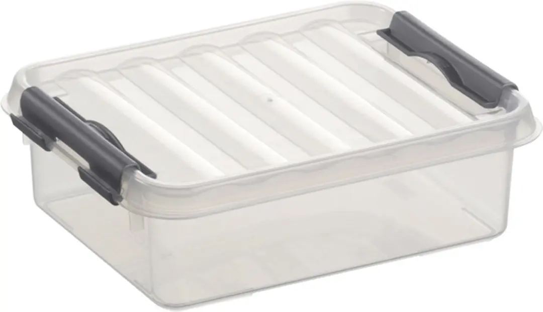 Sunware Q-Line Opbergbox 1L - 8 Stuks - Lichtgroen
