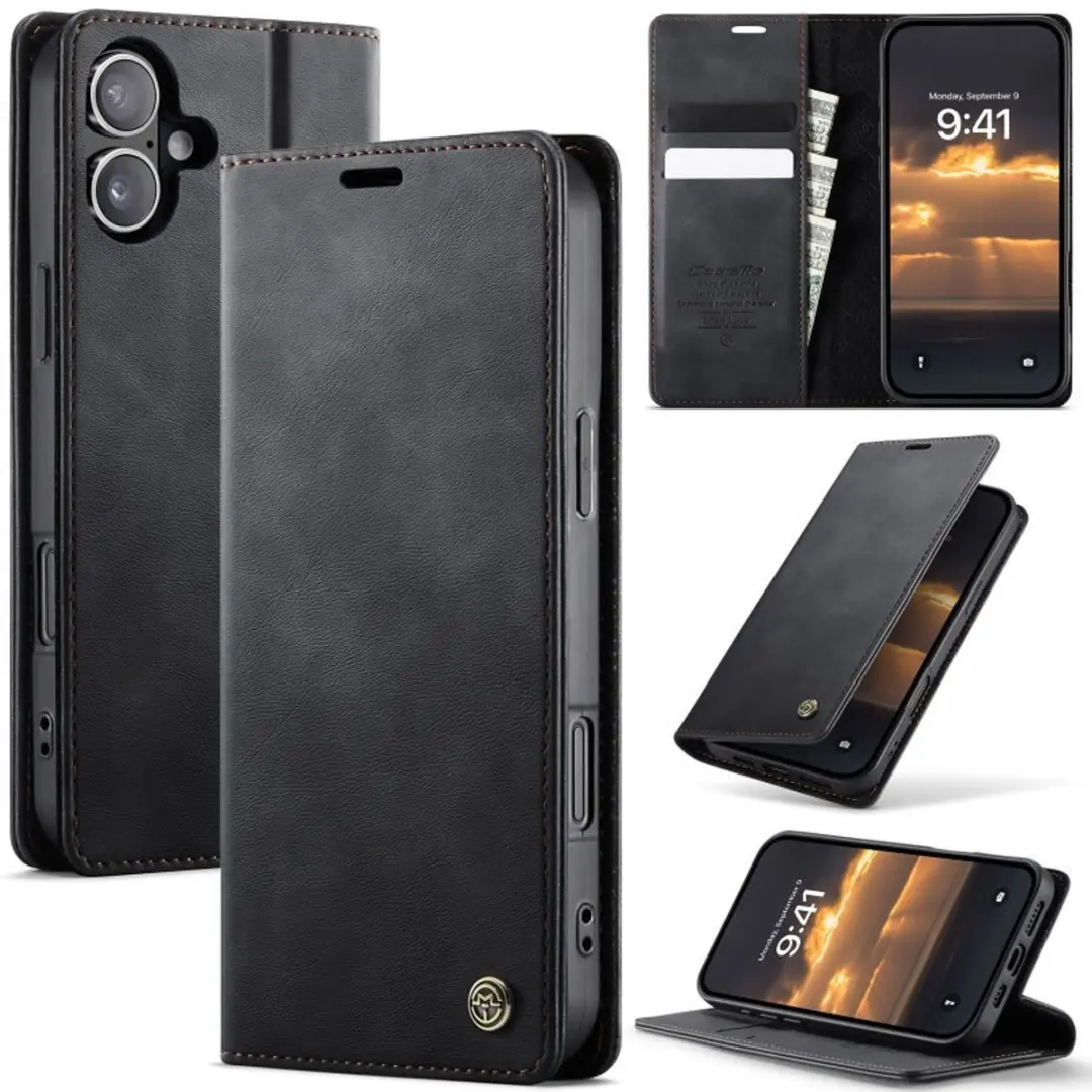 CaseMe iPhone 16 Plus Wallet Book Hoesje